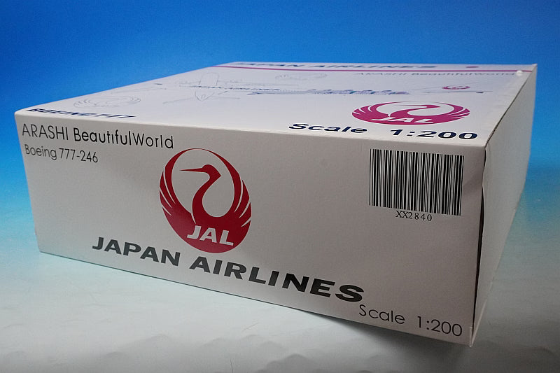 1:200 B777-200 JAL Arashi Jet 2011 JA772J XX2840 JC Wings airplane model