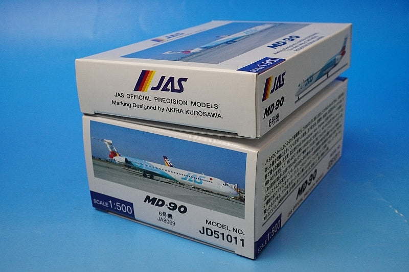 1:500 MD-90 JAS Akira Kurosawa Unit 6 JA8069 JD51011 JALUX airplane model