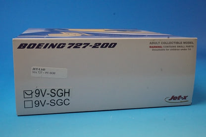 1:200 B727-200 Singapore 9V-SGH JET-L143 Jet-x airplane model