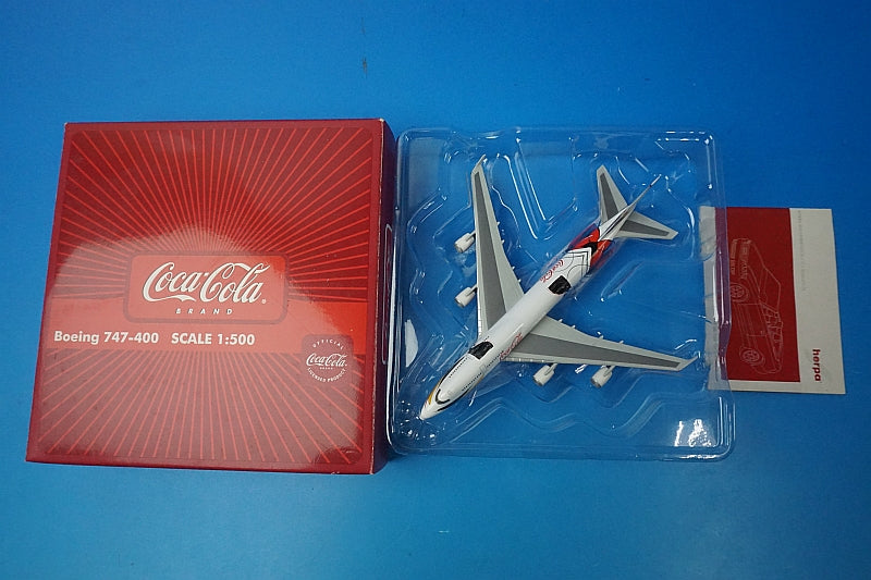 1:500 B747-400 COCA-COLA LC25004 Herpa