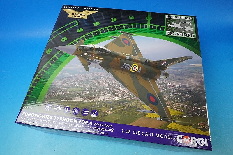 1:48 Eurofighter Typhoon FGR.4 Royal Air Force AA29001 Corgi airplane model