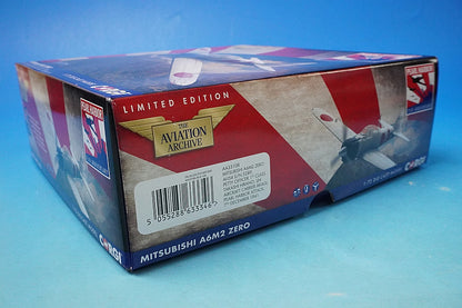 1:72 Mitsubishi A6M2 Zero Type 21 Carrier Fighter IJN Flight Sergeant Hirano aboard the aircraft carrier Akagi AI-154 AA33108 Corgi airplane model