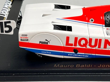 1:43 Spark RS1609 Raceland Custom Porsche 962C Sieger Norisring WM 1987 #15 M. Baldi / J. Palmer
