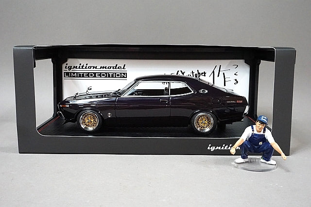 1:18 ignition model IG2404 Nissan Laurel 2000SGX C130 Purple Youtuber Sata figur