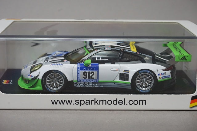 1:43 SPARK SG253 Porsche 911 GT3 R Nurburgring 24h 2016 #912 model car