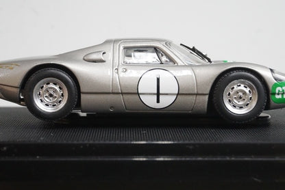 1:43 EBBRO 43725 Porsche 904 Carrera GTS Japan GP 1964 #1 Silver
