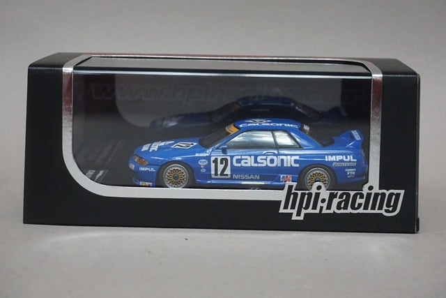 1:43 HPI 8023 Nissan CALSONIC Skyline JTC 1990 #12 Debut Victory