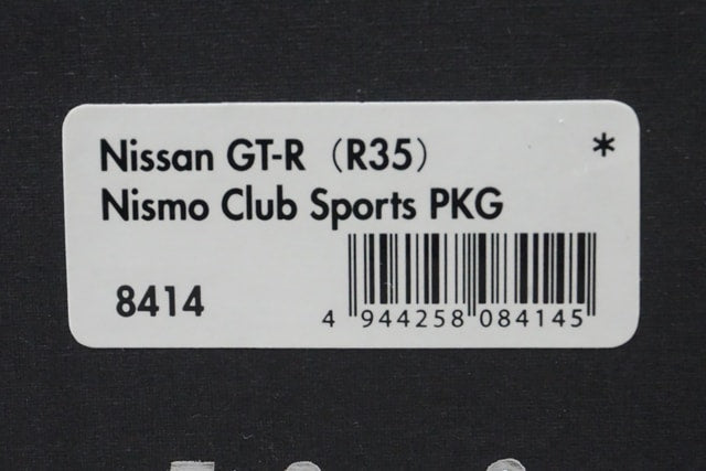 1:43 HPI 8414 Nissan GT-R (R35) NISMO Clubsport White