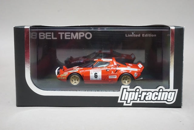 1:43 HPI 8072 Lancia Stratos HF Tour de Corse 1975 #6 model cars