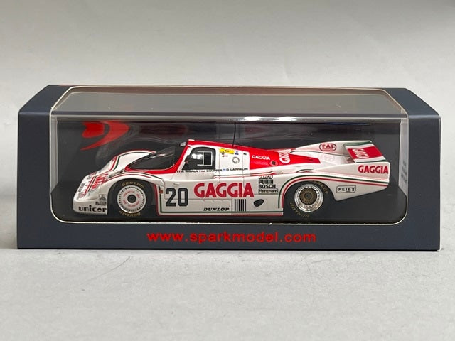 1:43 Spark S4436 Porsche 956 Le Mans 7th 1984 #20 M. Sigara / O. Larrauri / J. Gouillet