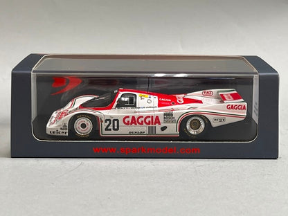 1:43 Spark S4436 Porsche 956 Le Mans 7th 1984 #20 M. Sigara / O. Larrauri / J. Gouillet