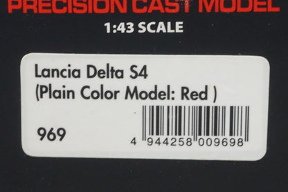 1:43 HPI 969 Lancia Delta S4 Plain Color Model Red