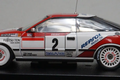 1:43 HPI 8088 Toyota Celica FT-Four Tour de Corse 1991 #2 C.Sainz/L.Moya