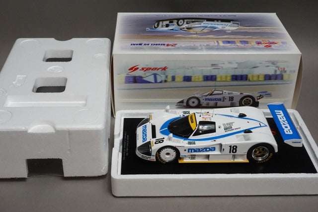 1:18 SPARK 18S295 Mazda 787B #18 24h Le Mans 1991 S.Johansson D.Kennedy M.S.Sala