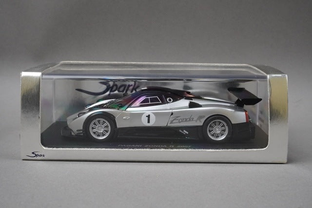 1:43 SPARK S0697 Pagani Zonda R 2007 #1 model car