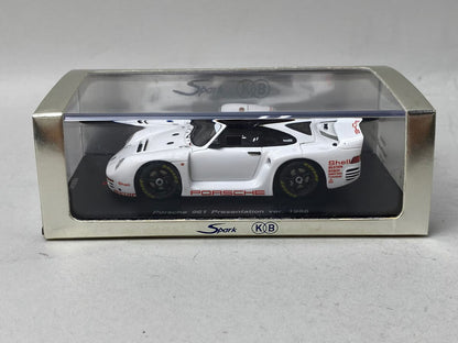 1:43 Spark KBS040 International Trade Custom Porsche 961 Presentation ver. 1986 Shell