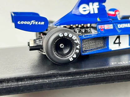 1:43 SPARK S1646 Tyrrell 007 Belgian GP 4th P.Dupayer 1975 #4
