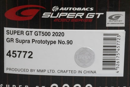 1:43 EBBRO 45772 Toyota GR Supra Super GT GT500 2020 Prototype #90