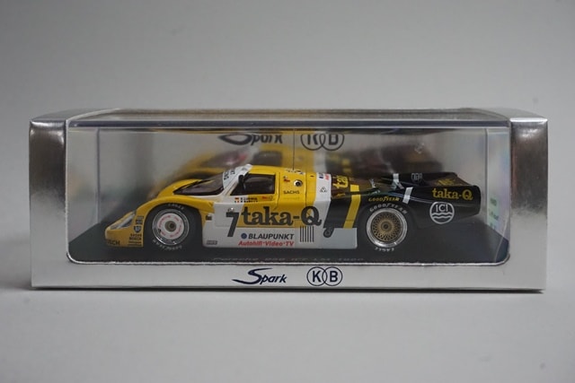 1:43 Spark KBS005 Porsche 956 Le Mans 1986 #7 taka-Q model car