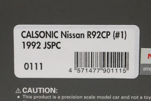 1:43 ignition model IG0111 Nissan Calsonic R92CP 1992 JSPC #1