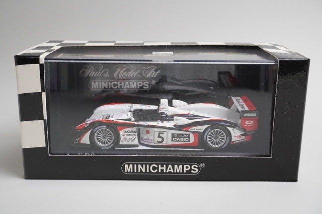 1:43 MINICHAMPS 400041305 Audi R8 24H LM 2004 #5 model car