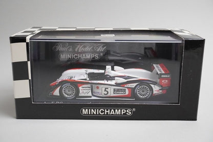 1:43 MINICHAMPS 400041305 Audi R8 24H LM 2004 #5 model car