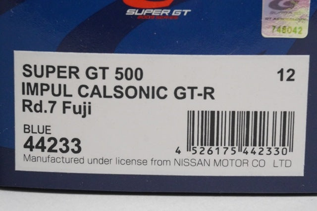 1:43 EBBRO 44233 IMPUL Calsonic GT-R Super GT500 2009 Rd.7 Fuji #12 model car