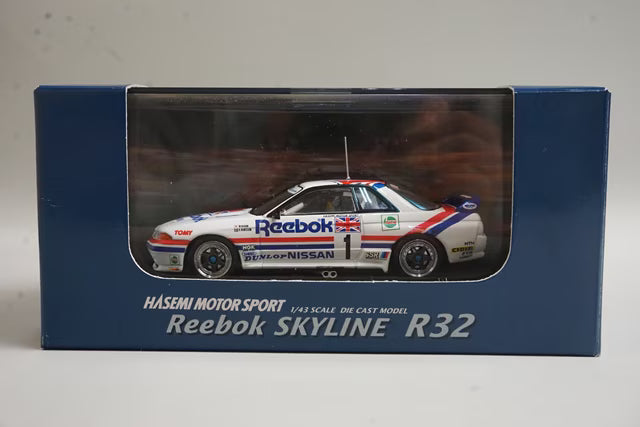 1:43 Tomica 20405 Ebro Custom Nissan Reebok Skyline R32 #1
