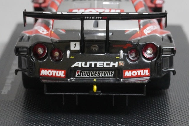 1:43 EBBRO P411 Motul Autech GT-R SGT Super GT500 Rd.7 Fuji 2009 #1 Red / Silver