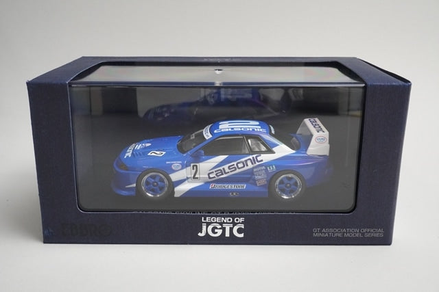 1:43 EBBRO 44504 Calsonic Skyline GT-R (R32) Fuji May 1993 #2 model car