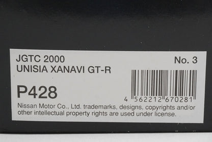 1:43 EBBRO P428 UNISIA XANAVI GT-R JGTC 2000 #3 model car