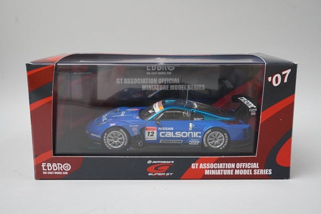 1:43 EBBRO 43915 Nissan CALSONIC IMPUL Z SUPER GT 2007 #12 model car