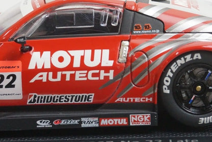 1:43 EBBRO 43958 Nissan MOTUL AUTECH Z SUPER GT 2007 Late Model #22