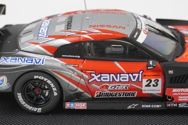 1:43 EBBRO 44125 Nissan Xanavi Nismo GT-R Super GT500 2008 Fuji #23 Red/Silver model car