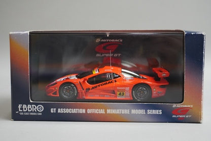 1:43 EBBRO 43701 ARTA Garaiya Super GT300 2005 #43 Orange model car
