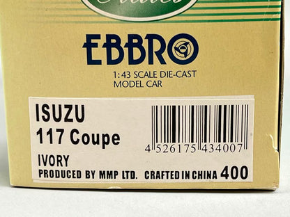 1:43 EBBRO 43400 Isuzu 117 Coupe Ivory