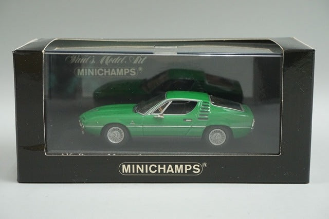 1:43 MINICHAMPS 400120621 Alfa Romeo Montreal 1973 Green model car