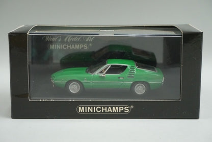 1:43 MINICHAMPS 400120621 Alfa Romeo Montreal 1973 Green model car