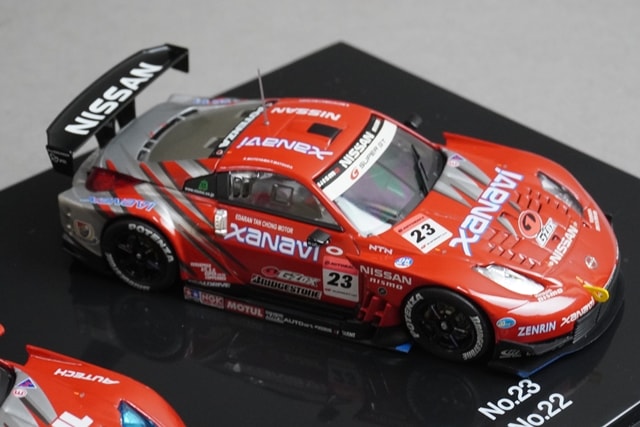 1:43 EBBRO KWAM122000 Dealer Nissan 06 Nismo GT500 Z Malaysian Model Set of 2 #22 #23 model car
