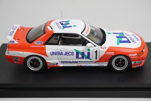1:43 HPI 8609 Nissan Unisia Jex Skyline GT-R JTC Mine 1993 #1 model car