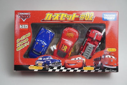 Tomica Cars Set #2 Doc Hudson McQueen Red 3-Car Set model car