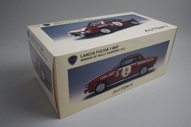 1:18 AUTOart 87219 Lancia Fulvia 1.6HF Sanremo Rally 1972 #2 model car