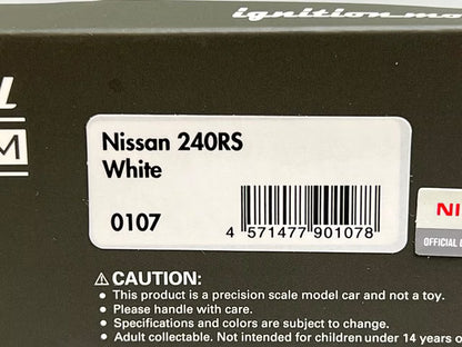 1:43 ignition model IG0107 Nissan 240RS White
