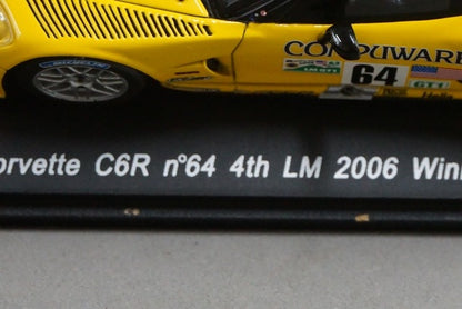 1:43 Spark S0174 Corvette C6R 4th LMGT1 Class Le Mans 2006 #64 model car