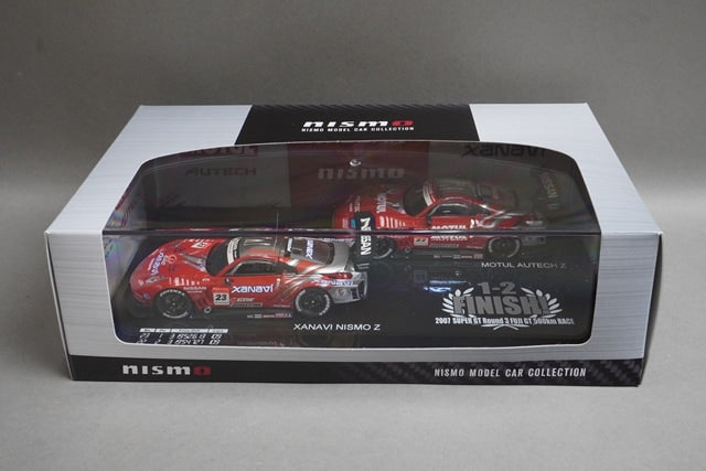 1:43 EBBRO KWAM122001 Dealer Nissan 07 Nismo GT500 Z Fuji 1-2 FINISH! Set of 2 #23 #22 model car