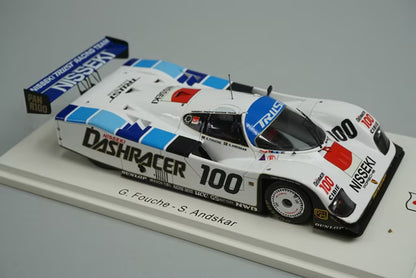 1:43 Spark SJ025 Porsche 962C WSPC Suzuka 1989 #100 G.Fouche S.Andsker model car