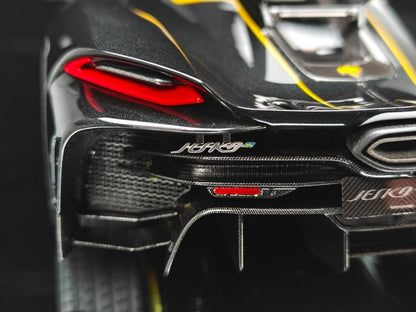 [ Pre-order ] F184-197 FRONTIART 1:18 Koenigsegg Jesko Absolut 7357 Anthracite Resin