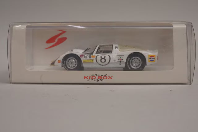 1:43 Spark SKB43028 Kidbox Custom Porsche Carrera 6 (906-147) Japanese GP 1967 #8 Toru Ikuzawa
