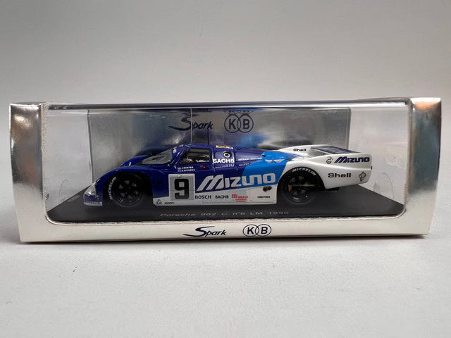 1:43 Spark KBS034 Porsche 962C Le Mans 24H 1990 #9 MIZUNO B. Wollek / S. Dickens