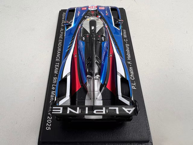 1:43 Spark S9264 Alpine A424 ALPINE ENDURANCE TEAM 9th Le Mans 24H 2025 #35 P. Chatin - F. Habsburg - C. Milesi